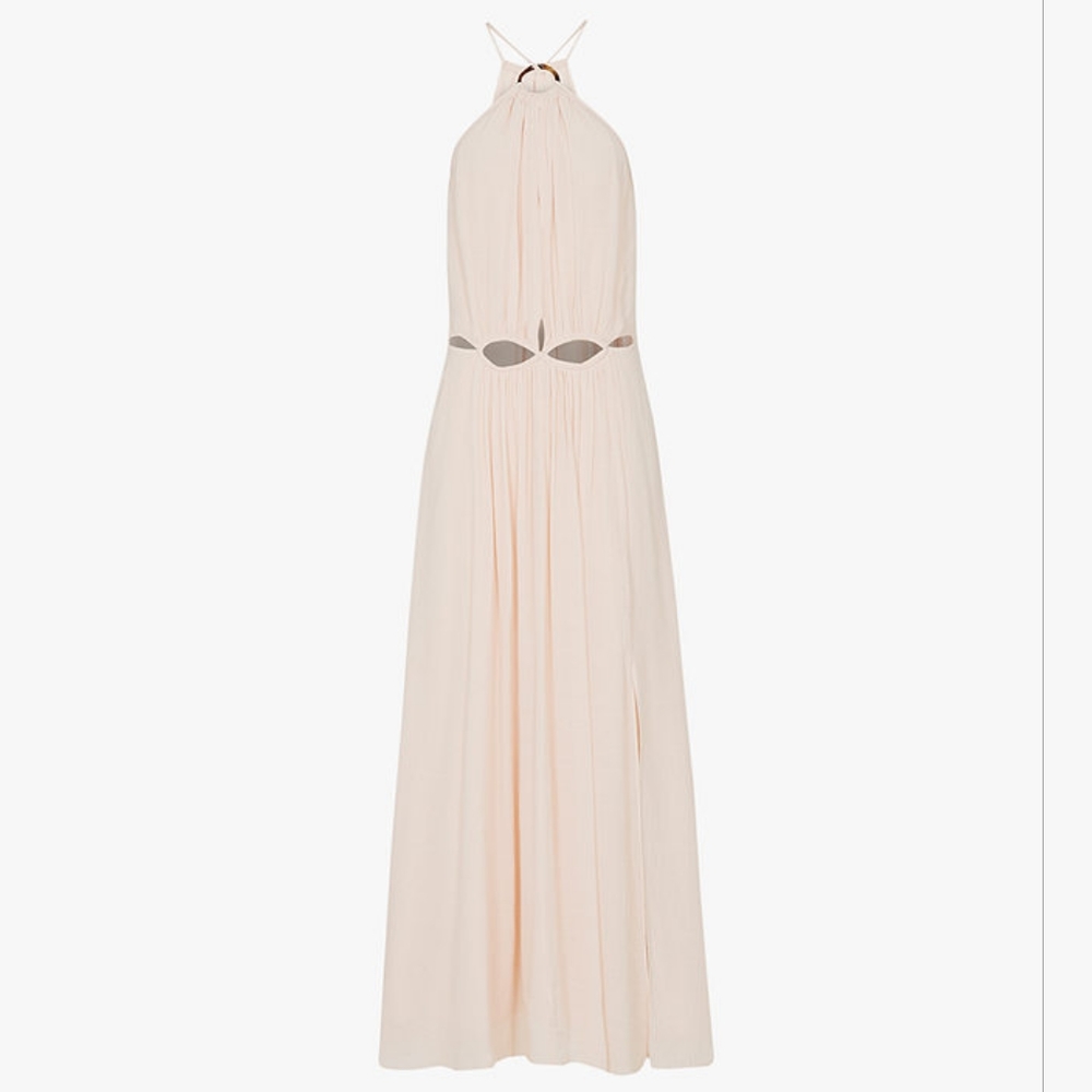 NWT REISS | $295 Marta Midi Dress Pink - Picture 4 of 8